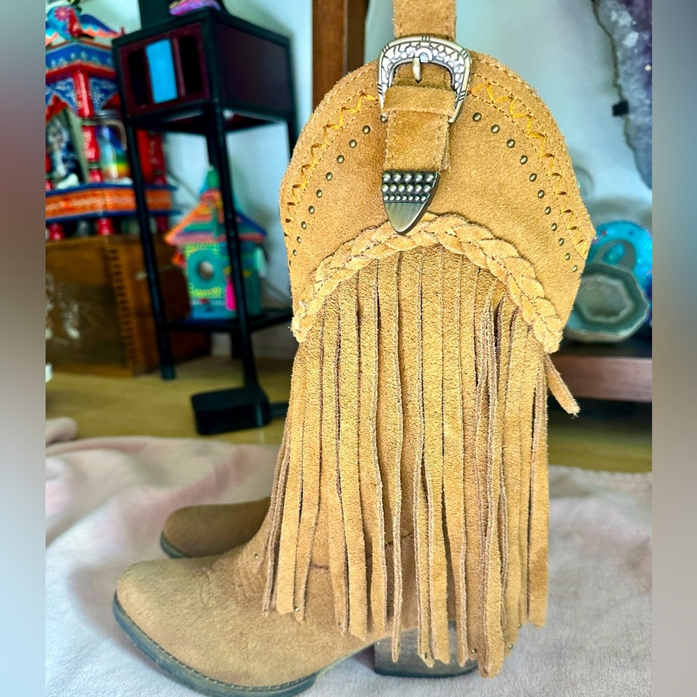 Fringe Cowboy Boots Festival Western